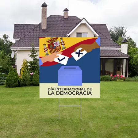 Cartel del Día de la Democracia