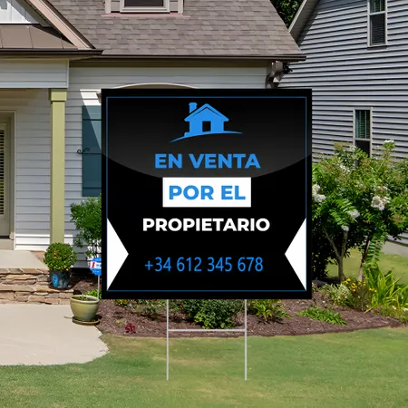 Cartel de Jardin Venta Personalizado