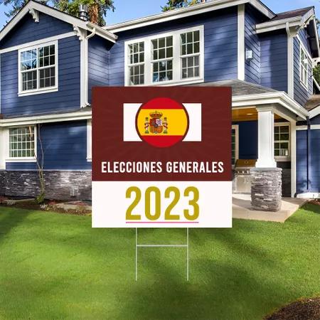 Cartel de Jardin Personalizado de las Elecciones Presidenciales