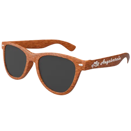 Sonnenbrille mit Holztönung