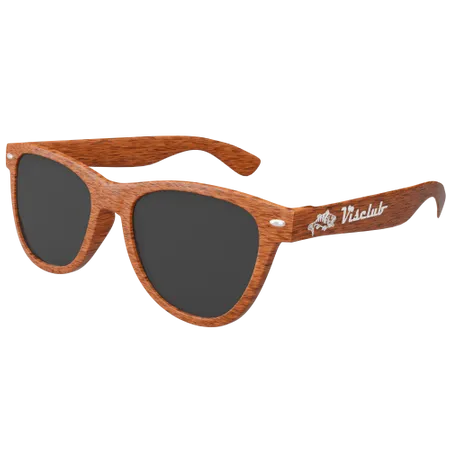 Houten zonnebril
