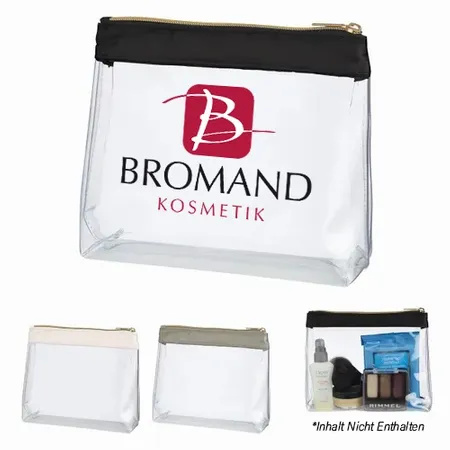 Werbung Sadie Satin Klarsicht-Kosmetiktaschen Werbung Sadie Satin Klarsicht-Kosmetiktaschen - Imprint Now - DE