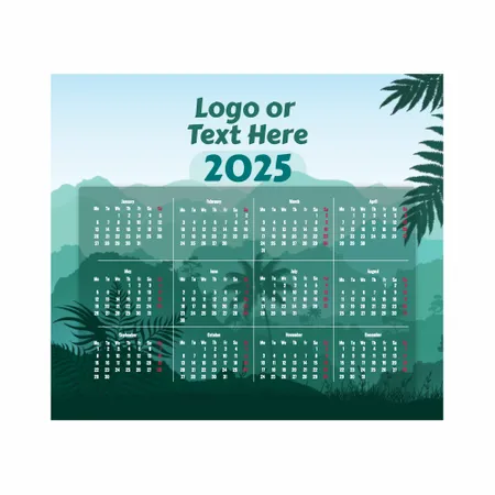 Nature Mouse Pad with Calendar Nature Mouse Pad with Calendar - Custom Tees Today