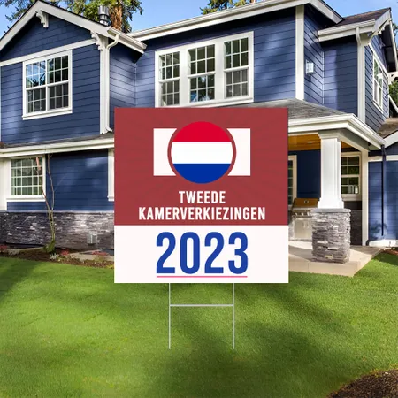 Gepersonaliseerde Presidentiële Verkiezing Tuinbord