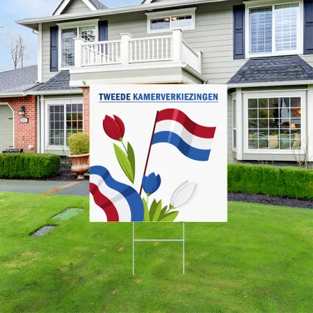 Gepersonaliseerde Democraten Stemmen Tuinbord