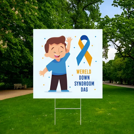 Gepersonaliseerde Syndroom Dag Tuinbord