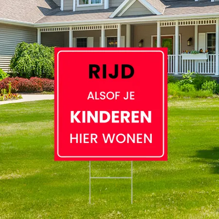 Gepersonaliseerde Rijden Tuinbord