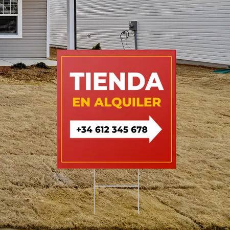 Cartel de Jardin Venta Personalizado