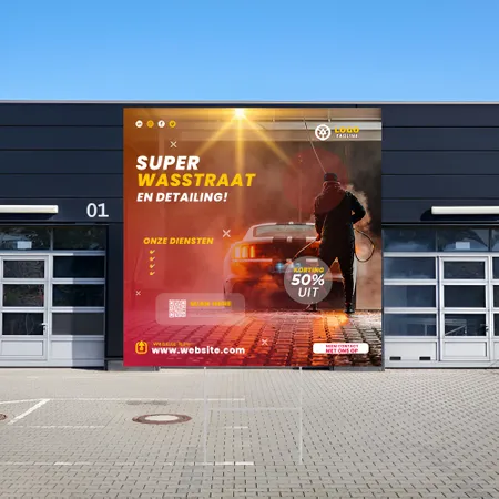 Gepersonaliseerde Autowas Werfbord