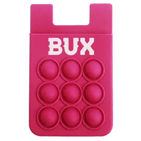 Silicone Push Pop Up Telefoon Portemonnee - Imprint Now - NL