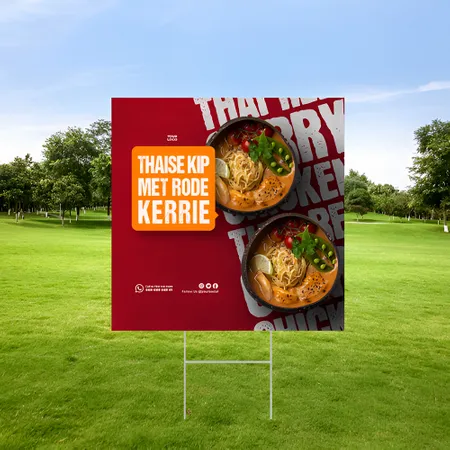 Gepersonaliseerde Curry Uithangbord