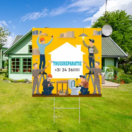 Gepersonaliseerde Woningrenovatie Werfbord