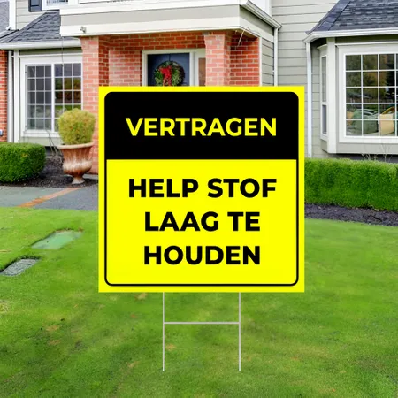 Gepersonaliseerde Vertragen Tuinbord