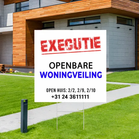 Gepersonaliseerde Openbare Woningveiling Werfbord