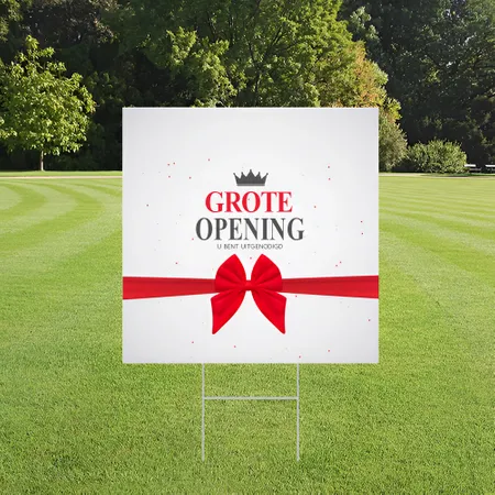 Gepersonaliseerde Grand Opening Uithangbord