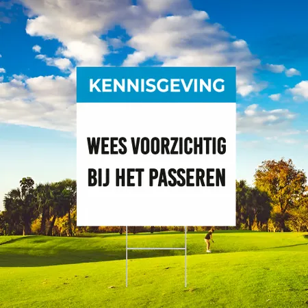 Gepersonaliseerde Aankondiging Waarschuwingsbord