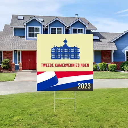 Gepersonaliseerde Verkiezing Tuinbord