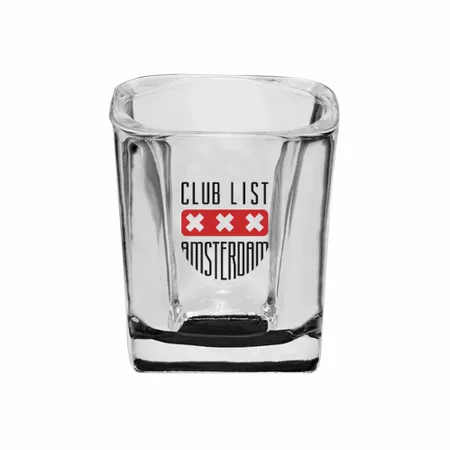 Geïmporteerd Vierkant Borrelglas - Imprint Now - NL