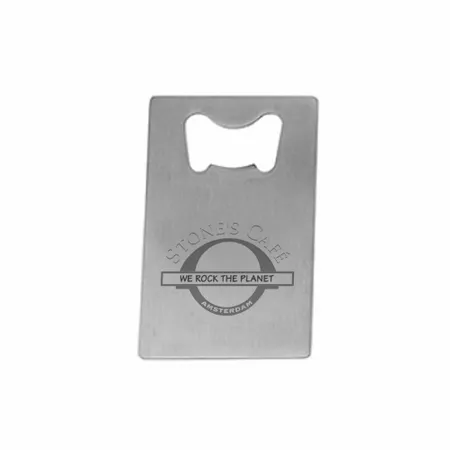 Kaartvormige flesopener sleutelhanger Kaartvormige flesopener sleutelhanger - Imprint Now - NL