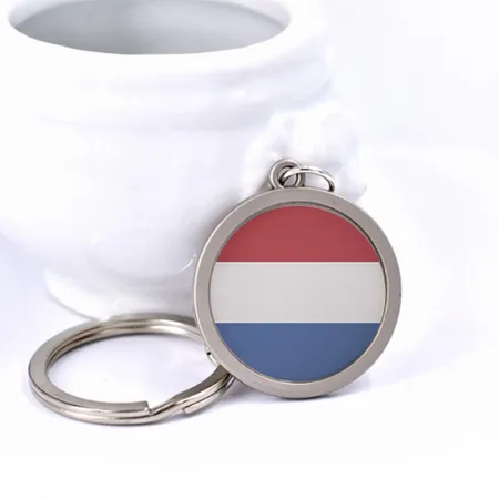 Gepersonaliseerde Nederlandse Vlag Sleutelhanger Gepersonaliseerde Nederlandse Vlag Sleutelhanger - Imprint Now - NL