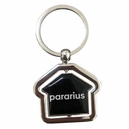 Draaiend Huis Metalen Sleutelhanger Draaiend Huis Metalen Sleutelhanger - Imprint Now - NL