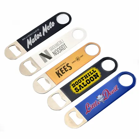 Gekleurde flesopener sleutelhanger Gekleurde flesopener sleutelhanger - Imprint Now - NL