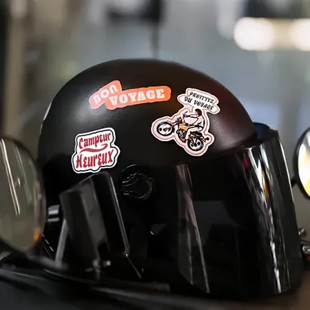 Autocollants pour casques de moto - Imprint Now - FR