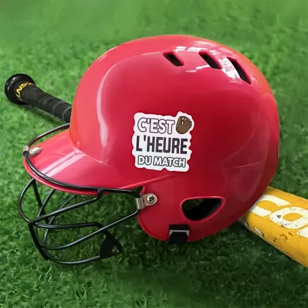 Autocollants pour casques de softball - Imprint Now - FR