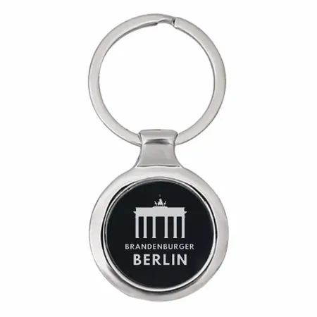 Modischer Runder Metall-Schlüsselanhänger Modischer Runder Metall-Schlüsselanhänger - Imprint Now - DE