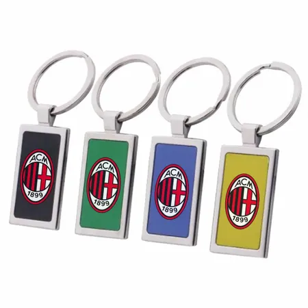 Portachiavi in Metallo Rettangolare Colorato