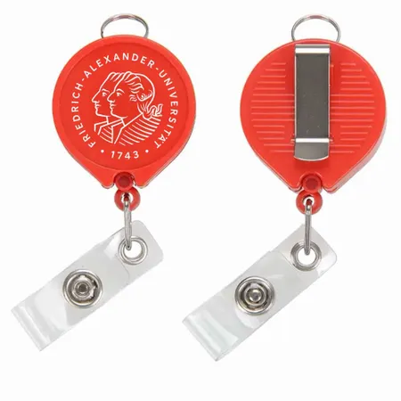 Kunststoff-Schlüsselanhänger mit Spule Kunststoff-Schlüsselanhänger mit Spule - Imprint Now - DE