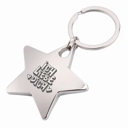 Dazzling Star Metall-Schlüsselanhänger Dazzling Star Metall-Schlüsselanhänger - Imprint Now - DE