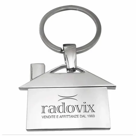 Portachiavi in Metallo a Forma di Casa