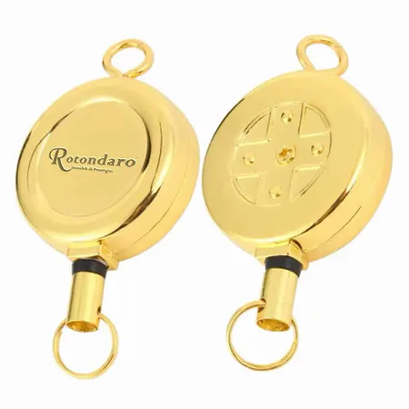 Portachiavi a Bobina Dorato - Imprint Now - IT