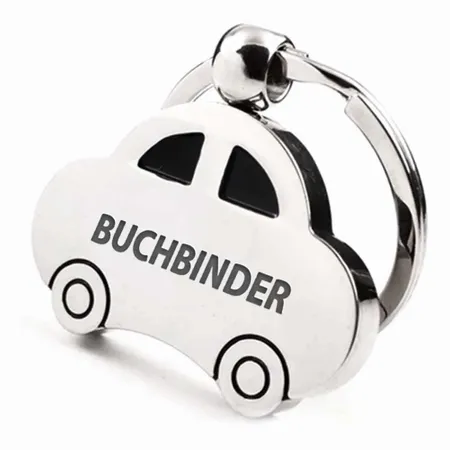 Schlüsselanhänger aus Metall in Autoform Schlüsselanhänger aus Metall in Autoform - Imprint Now - DE