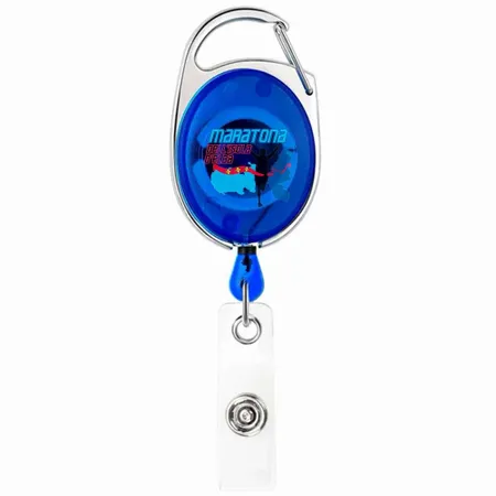 Portachiavi a Bobina Trasparente Colorato - Imprint Now - IT