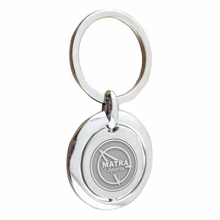 Porte-clés en métal en forme de cercle - Imprint Now - FR