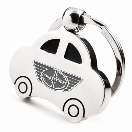 Auto vormige metalen sleutelhanger Auto vormige metalen sleutelhanger - Imprint Now - NL