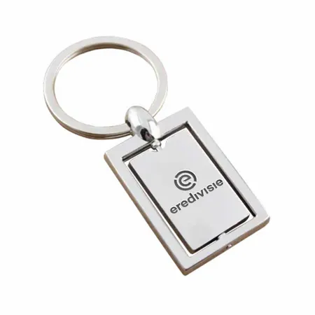 Draaiende Vierkante Metalen Sleutelhanger Draaiende Vierkante Metalen Sleutelhanger - Imprint Now - NL