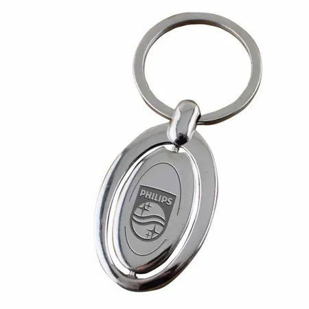 Draaiende Ovalen Metalen Sleutelhanger Draaiende Ovalen Metalen Sleutelhanger - Imprint Now - NL