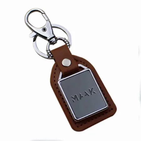 Premium Leren & Metalen Sleutelhanger Premium Leren & Metalen Sleutelhanger - Imprint Now - NL