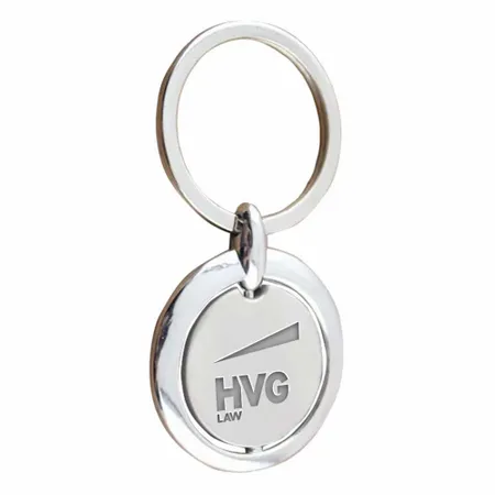 Draaiende Cirkelvormige Metalen Sleutelhanger Draaiende Cirkelvormige Metalen Sleutelhanger - Imprint Now - NL