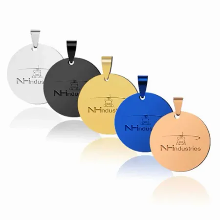 Porte-clés en métal en forme de cercle - Imprint Now - FR