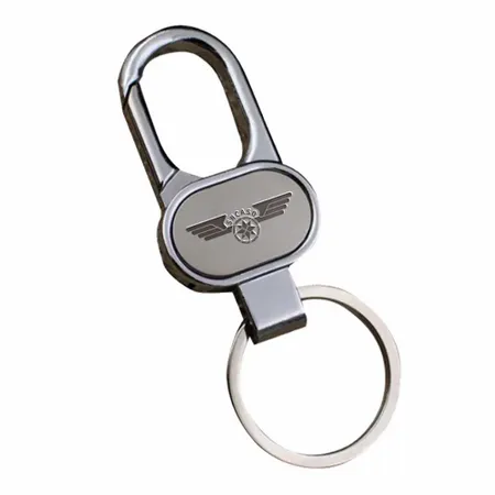 Porte-clés en métal Caribiner - Imprint Now - FR