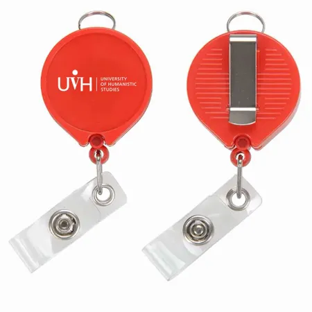 Oprolbare Plastic Sleutelhanger met Clip Oprolbare Plastic Sleutelhanger met Clip - Imprint Now - NL