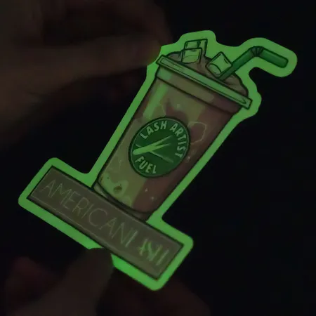 Glow in Dark Stickers Glow in Dark Stickers - Custom Tees Today