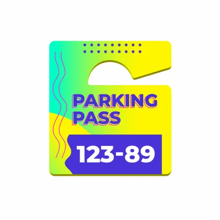 Small Parking Passes Small Parking Passes - Custom Tees Today