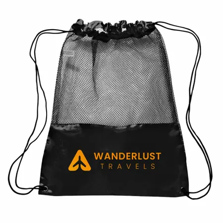 Mesh Drawstring Bag Mesh Drawstring Bag - Custom Pro Prints