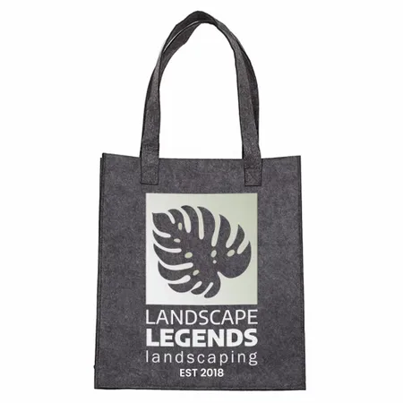 Small Light Gray Felt Mood Bag Small Light Gray Felt Mood Bag - Custom Tees Today