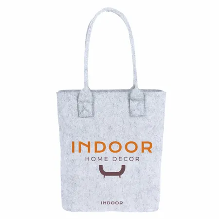 Recycled Felt Shopper Tote Recycled Felt Shopper Tote - Custom Tees Today